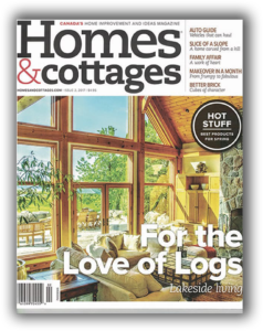 Homes and Cottages Magazine Cover Article