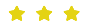 Three gold stars